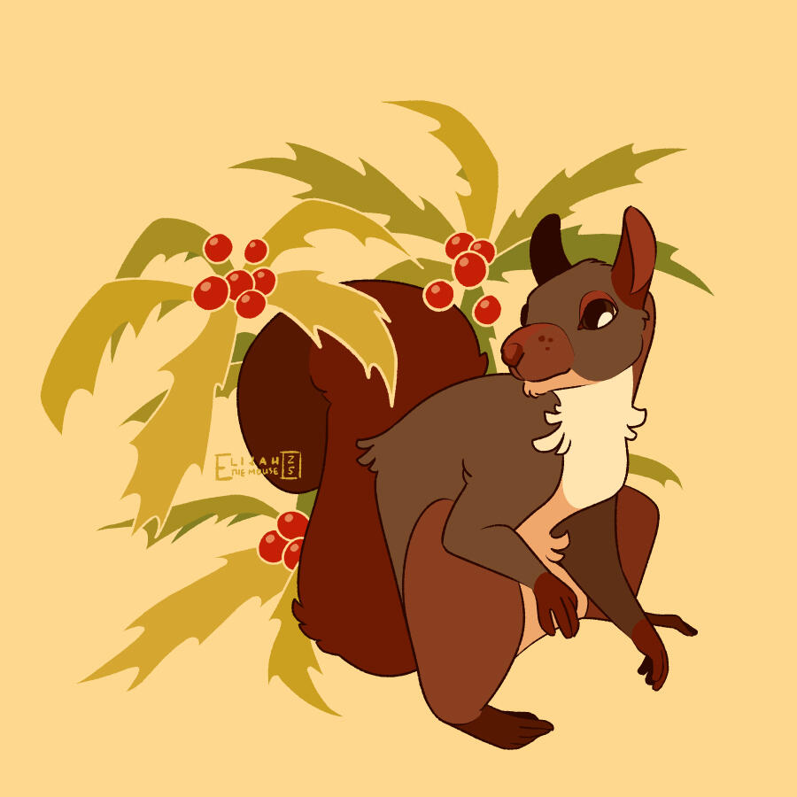 Holly Squirrel Holly Squirrel
