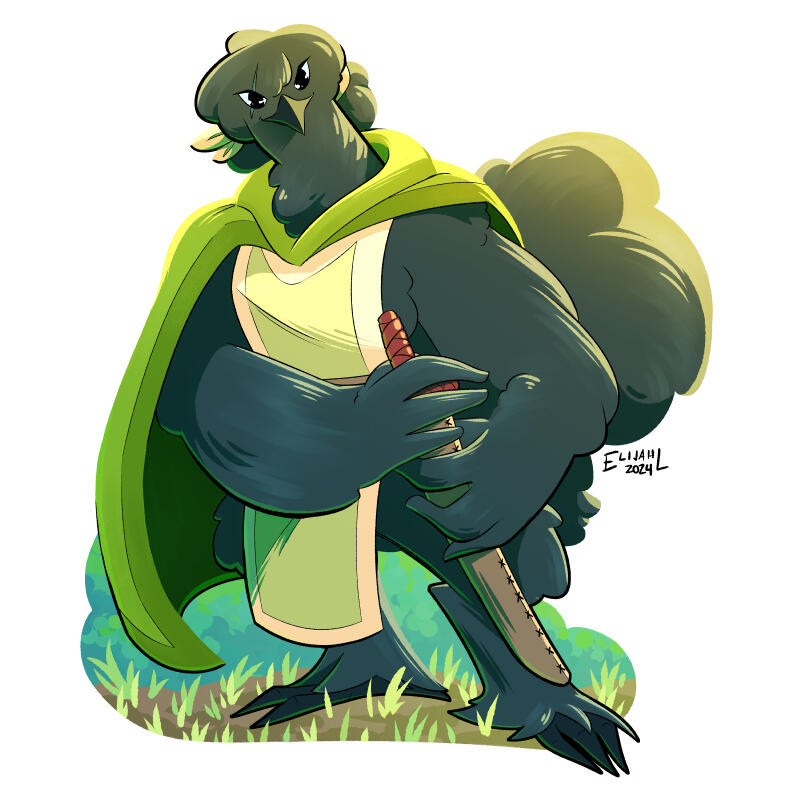 Swordsman Hen Swordsman Hen
